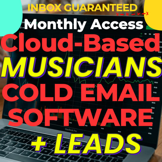MUSICIAN PACKAGE Monthly Access | Cloud-Based AI Sales Outreach & Cold Email Platform + MUSIC PROMO & SUBMISSION LEADS