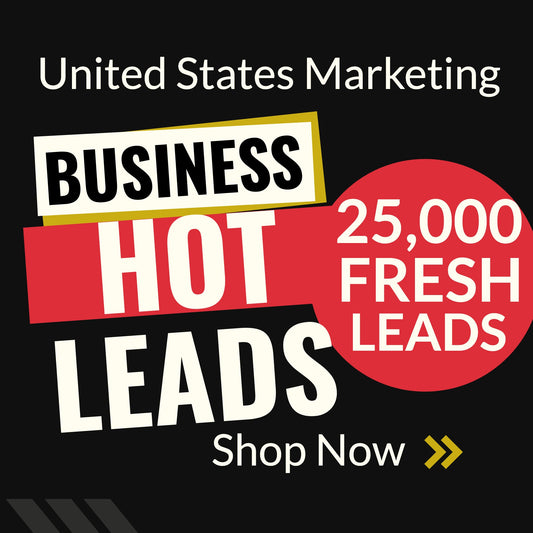 25,000 LEADS - FRESH, ACTIVE  & VERIFIED MONEY MAKING BUSINESS LEADS